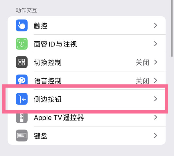 西乌珠穆沁苹果14维修店分享iPhone14 Plus侧键双击下载功能关闭方法 